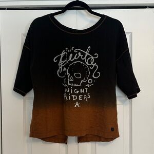 Burton Black and Brown Night Riders Tee